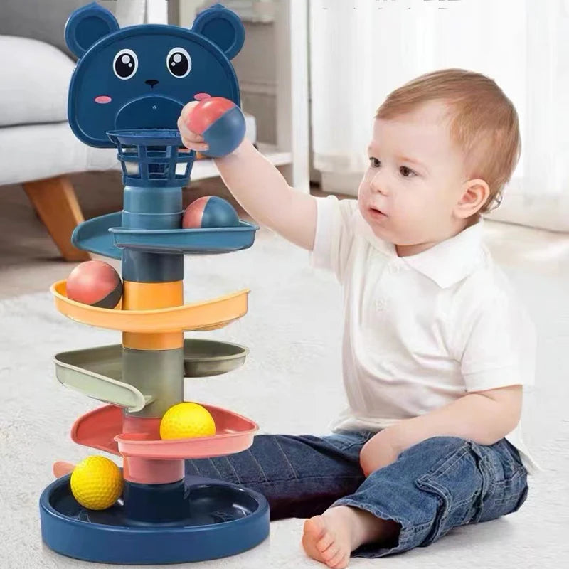 2-7 Layes Track Rolling Ball Pile Toy