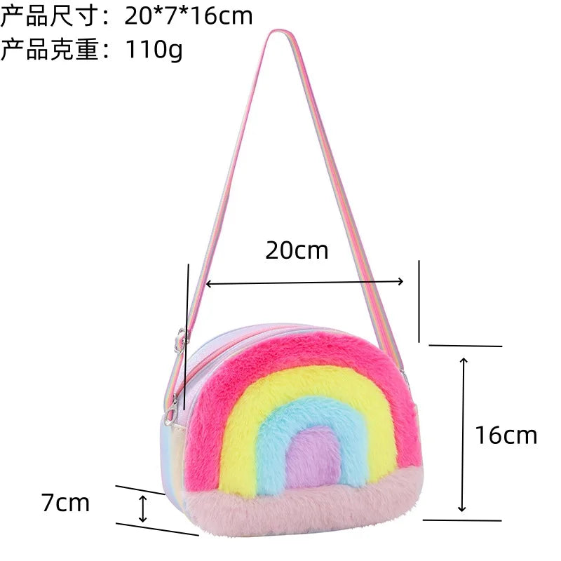 Rainbow Design Shoulder Bags