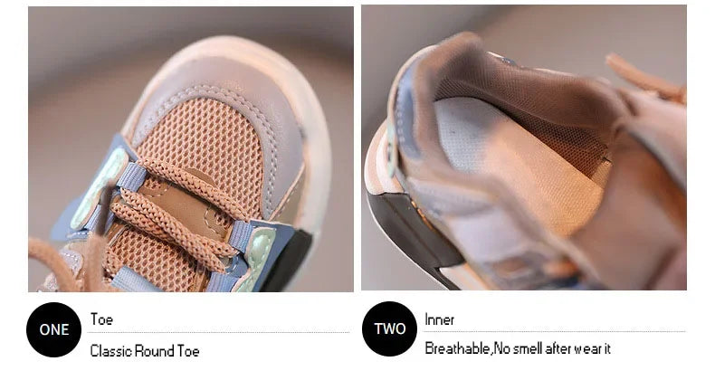 Spring Mesh Breathable Kids Sneakers