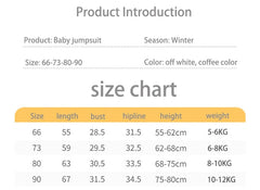 New Winter Baby Rompers