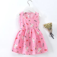 Girls Floral Summer Dress