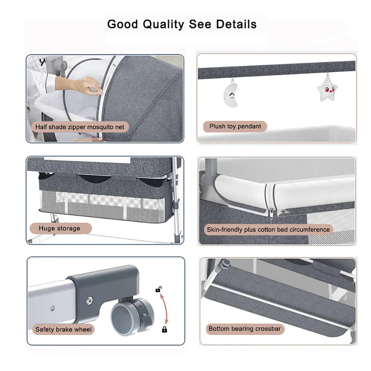 Electric Baby Crib Cradle for baby
