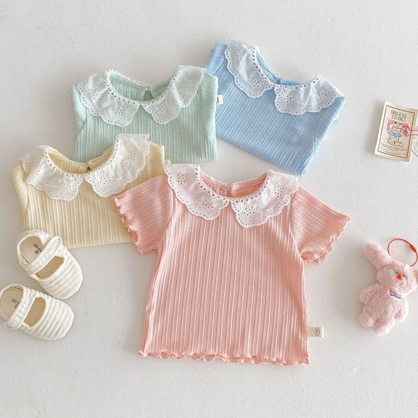 Baby Short Sleeve Tops Charming Kid's Clothing - PAMU8