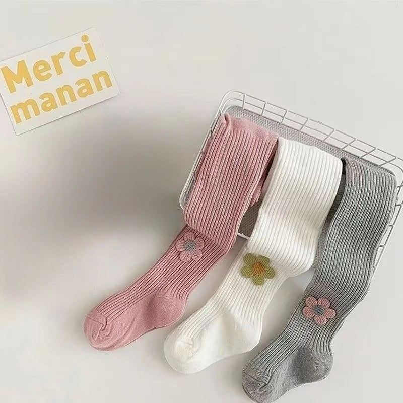 Children Tights Cotton Knitted Leggings - PAMU8