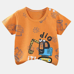 Kids Cartoon Cotton T-Shirt for Boys & Girls | PAMU8