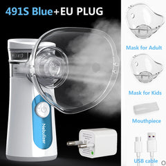 Portable Nebulizer Inhaler: Quiet Mesh Mist for Kids