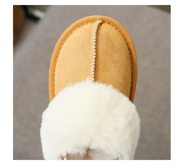 Kids Toes Wrapped Plush Slippers