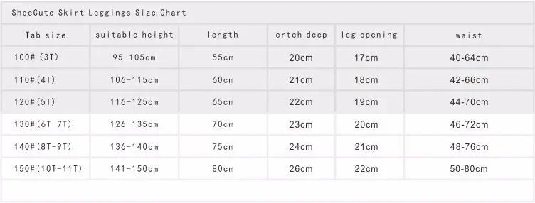 Spring Autumn girls leggings