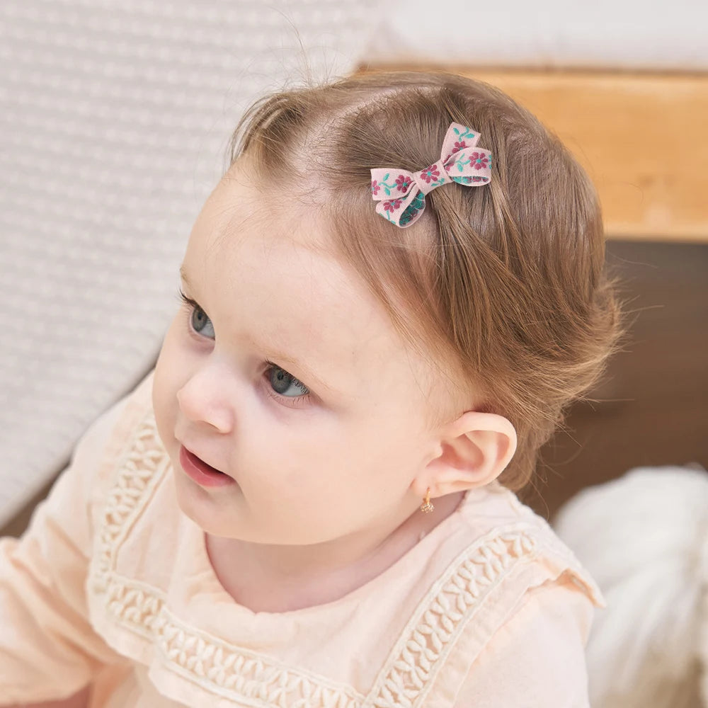 Sakura Pink Bow Clip
