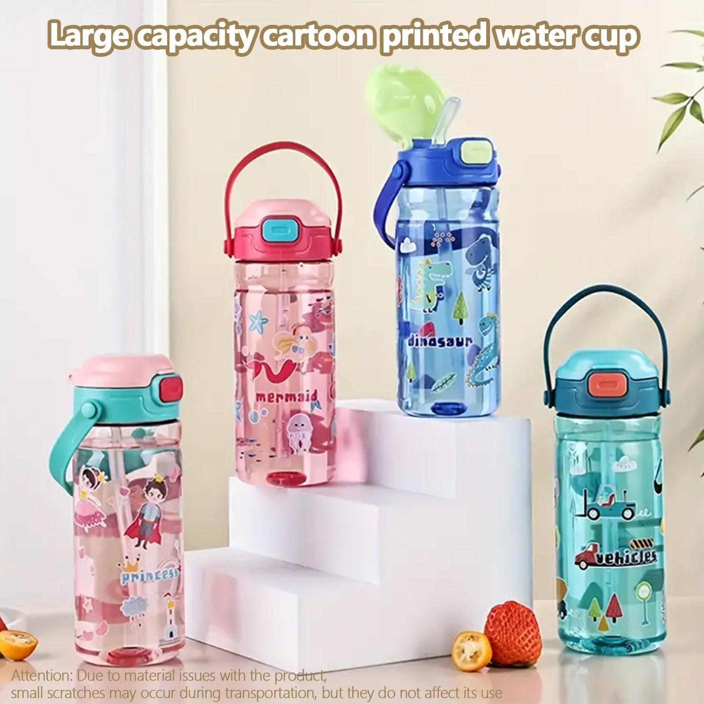 Children's Water bottle with straw