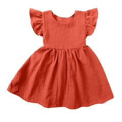 Girls Summer Ruffle Dress