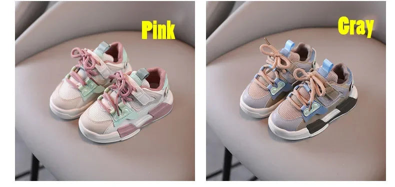 Spring Mesh Breathable Kids Sneakers