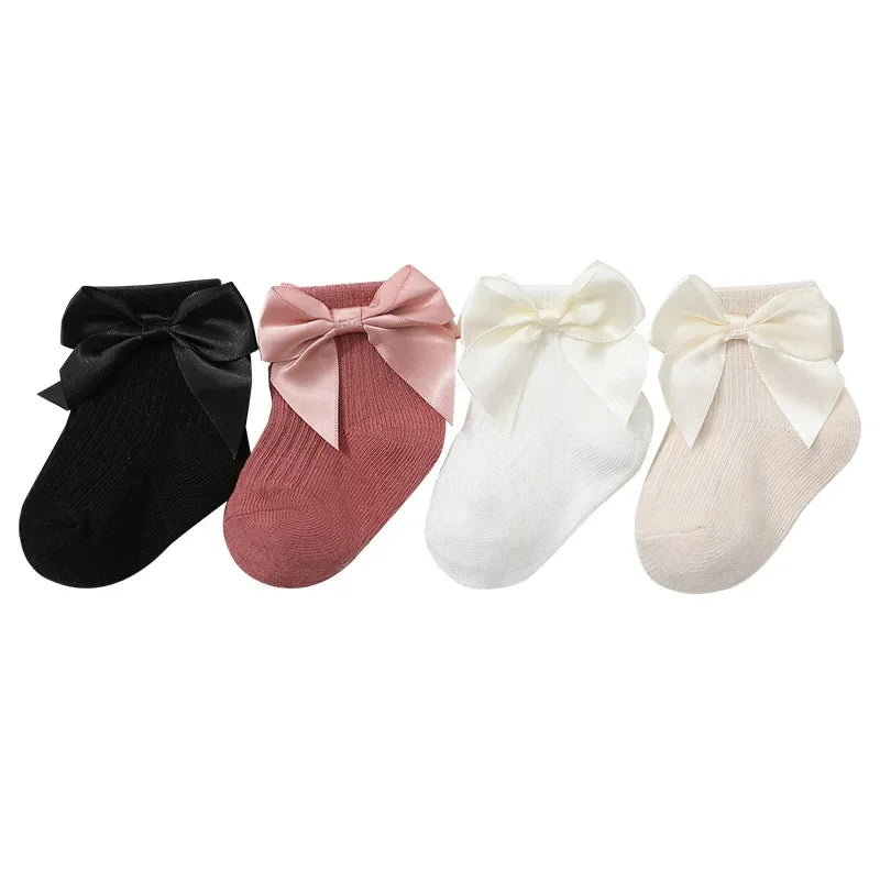 4Pcs New Kids Cottons Socks