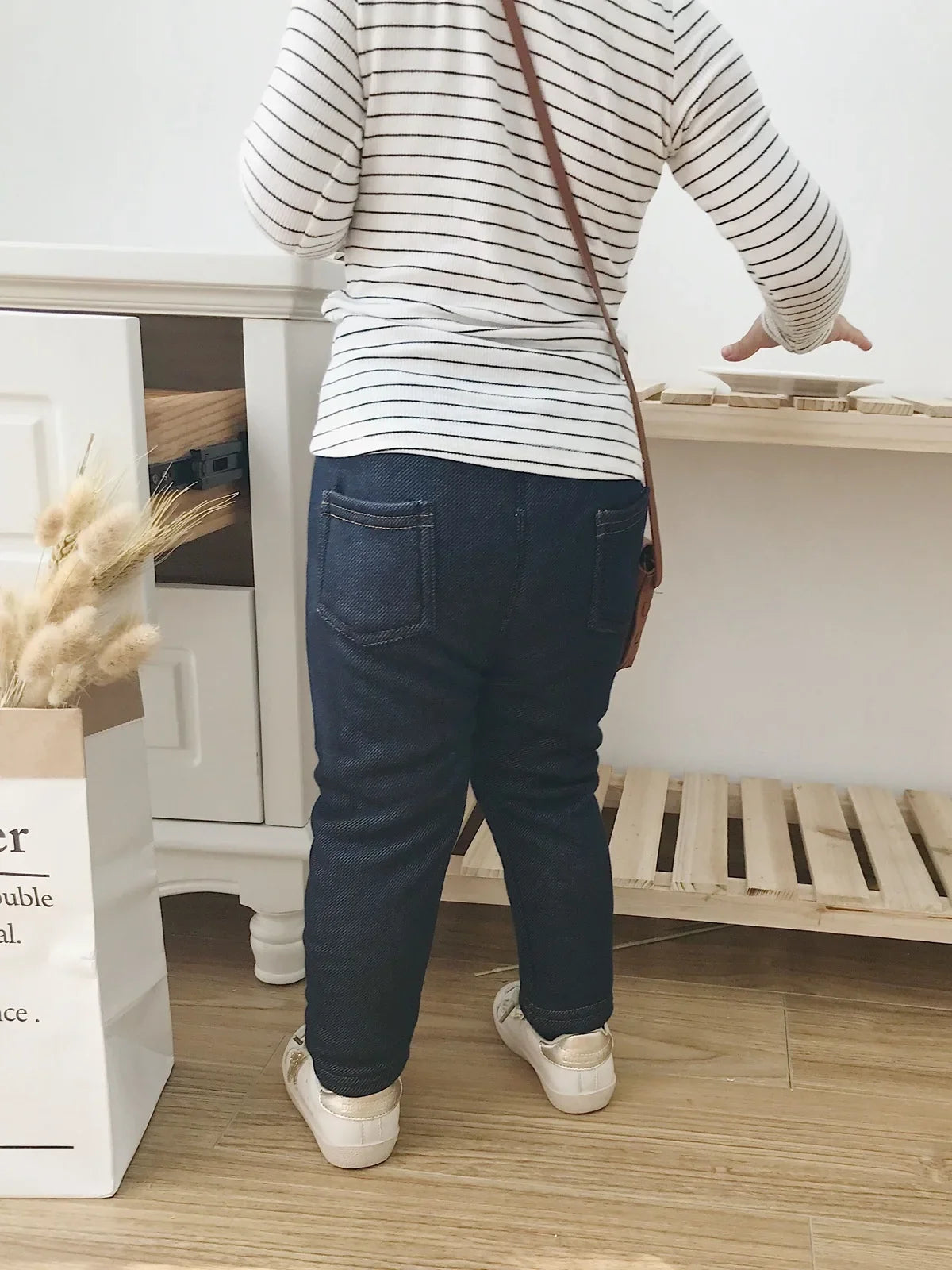 Jeans Boys and Girls' Solid color