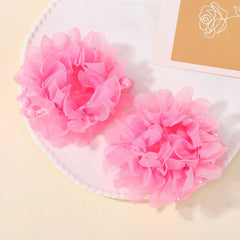 Pink Elastic Headband and Hair Ties for Girls