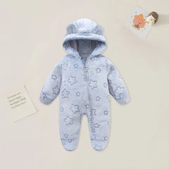 Cartoon Soft Winter Baby Romper