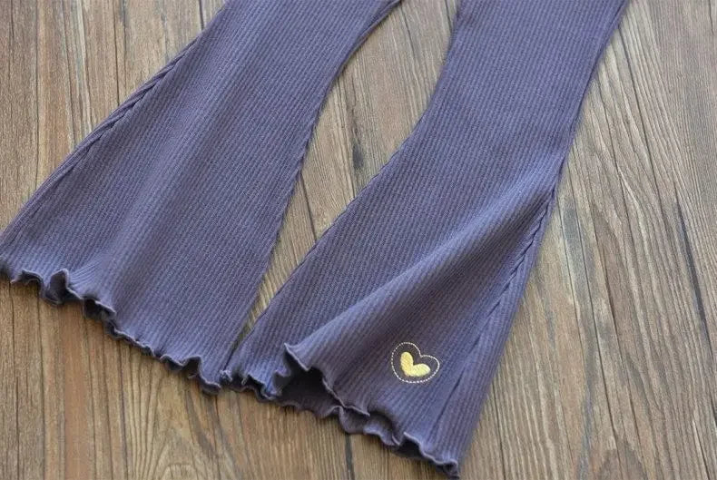 Kids Girls Flare Leggings