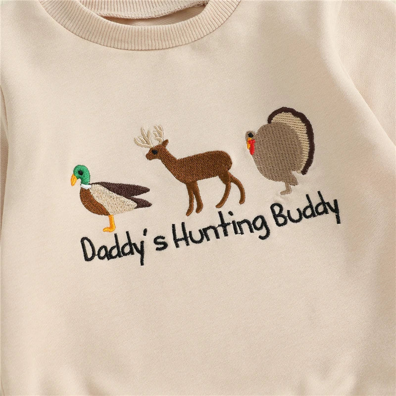 Long Sleeve Embroidered Sweatshirt