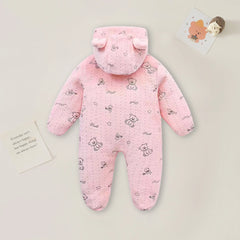 Cartoon Soft Winter Baby Romper