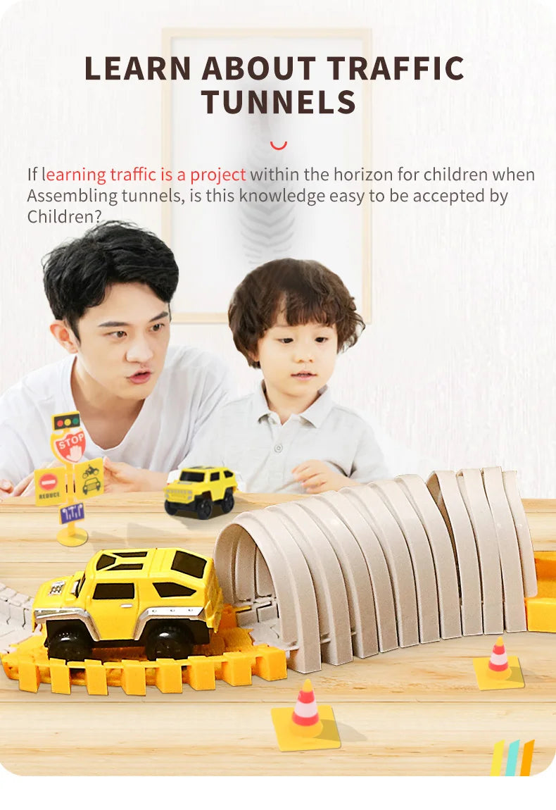 137-467pcs Baby Electric Track Toy