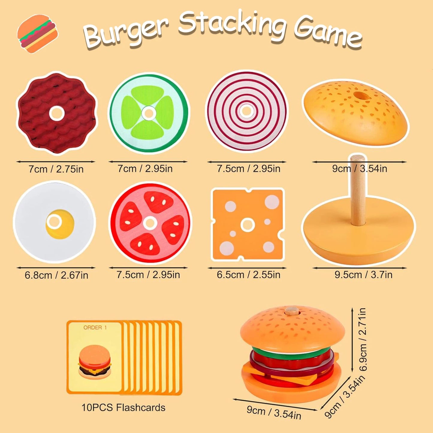 Sandwich Stacking Toys
