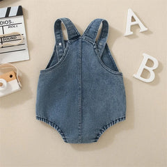 Baby Girl Denim Romper