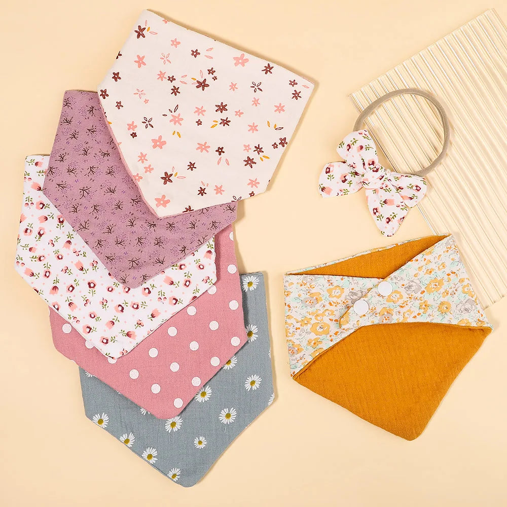 3Pcs BabyBibs with Bow