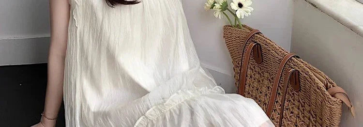 Necklace Petal Sleeve Maternity Dress