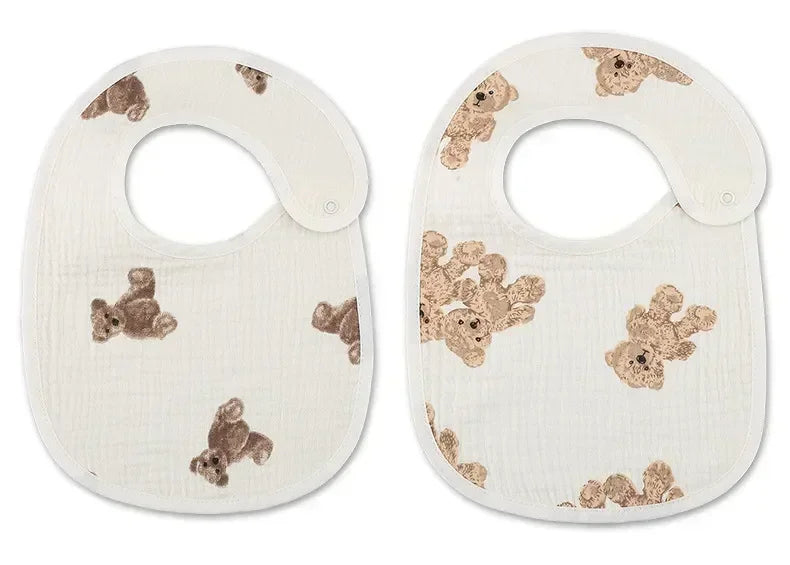 2pcs Waterproof Baby Bibs