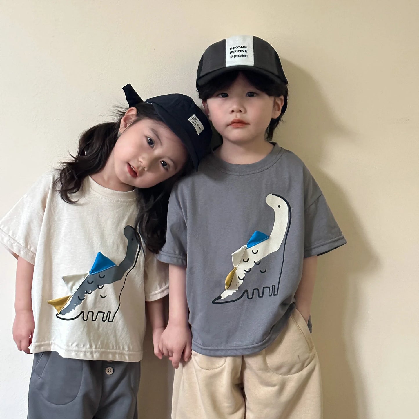 Dinosaur Half Sleeve Shirt - PAMU8