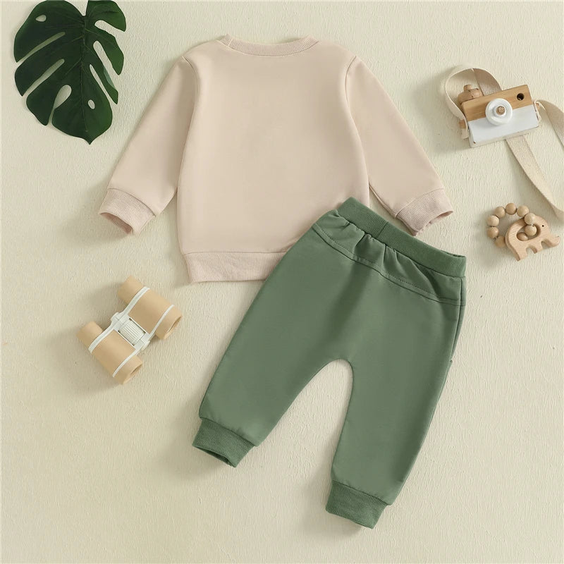 Long Sleeve Embroidered Sweatshirt