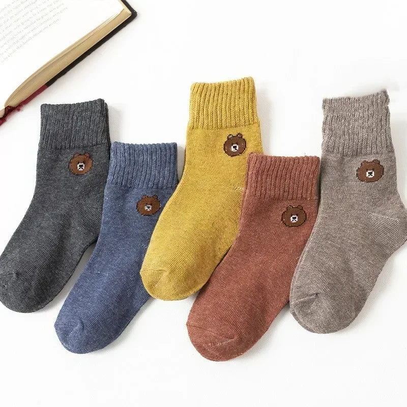 Pairs Warm Plush Kids Socks - PAMU8