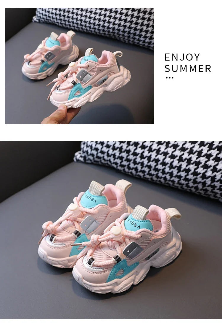 Spring Mesh Breathable Kids Sneakers