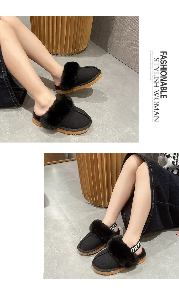 Kids Toes Wrapped Plush Slippers
