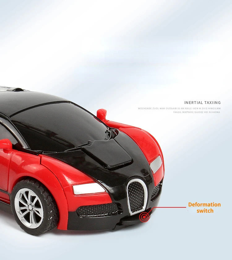 Mini 2 In 1 Car Toys Robot Car
