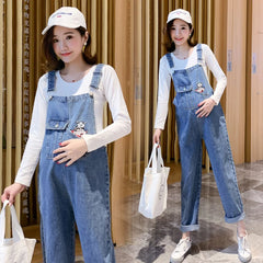 Maternity Jumpsuit Set, Spring and Fall Pregnancy Wear