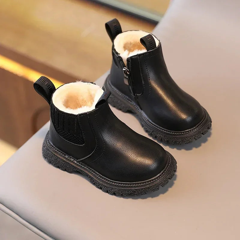 Boys Girls Casual Ankle Boots
