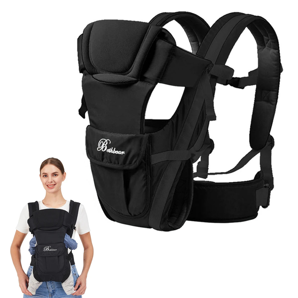 Easily Adjustable Baby Carrier