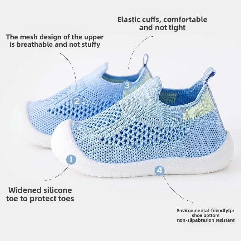 Breathable Knitted Kids Casual Shoes - PAMU8