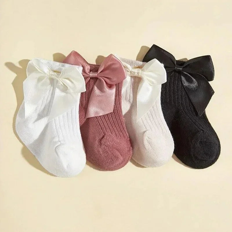 4Pcs New Kids Cottons Socks