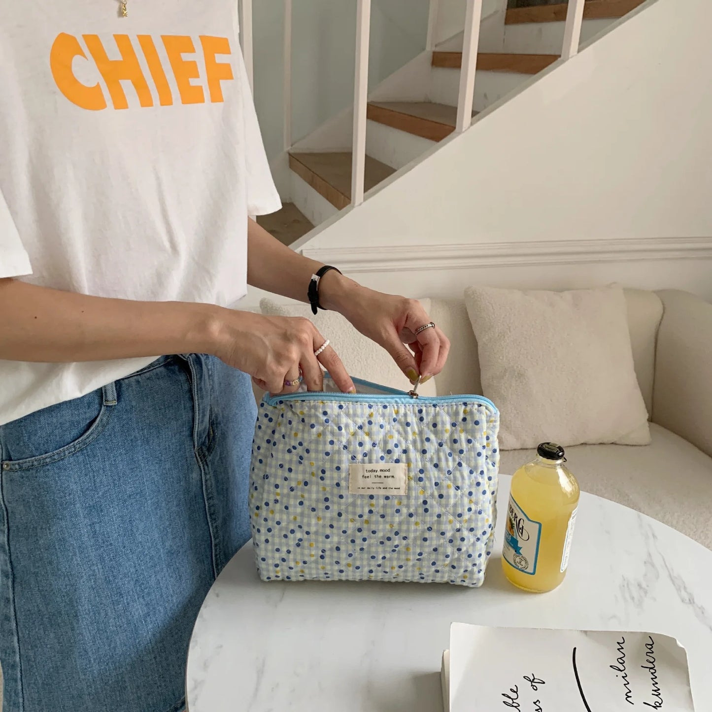 Cartoon Print Nappy Bag