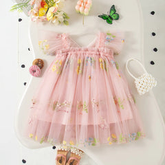 Floral Chiffon Sleeveless Dress