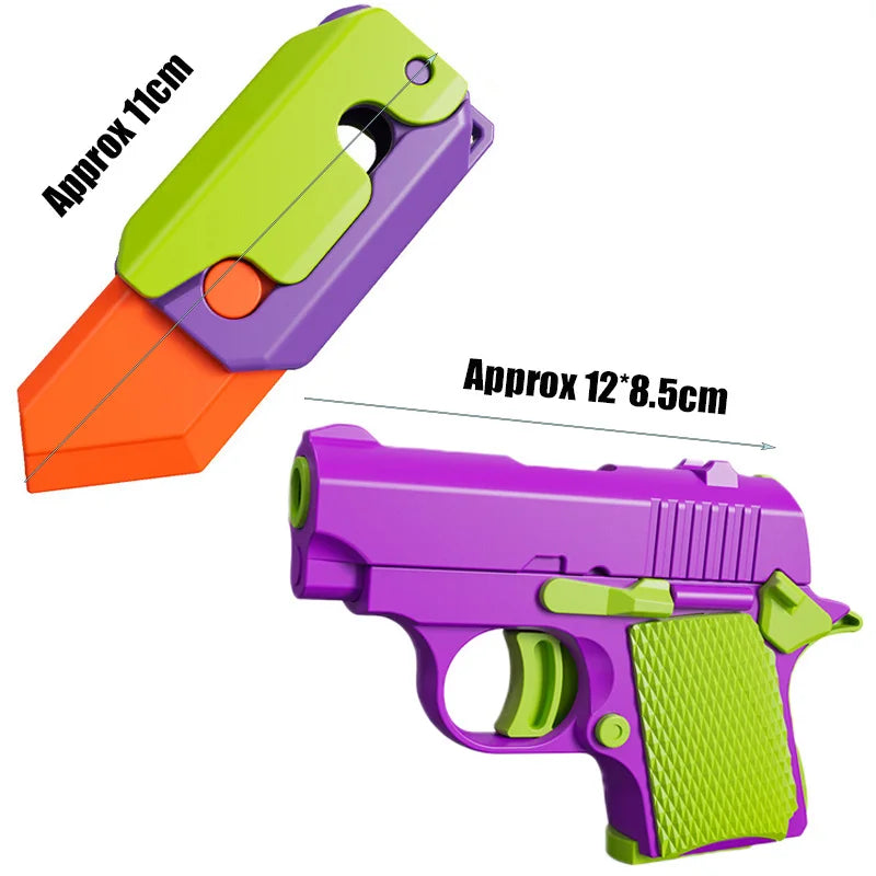 Gravity Knife Gun Fidget Toys