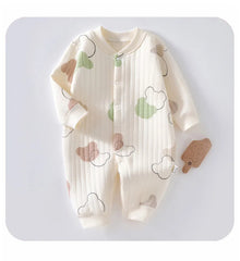Cute Pattern Printed Baby Jumpsuit