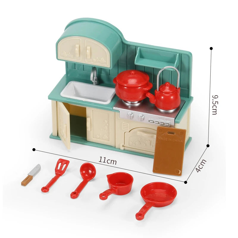 Miniature Furniture Doll Toys Set
