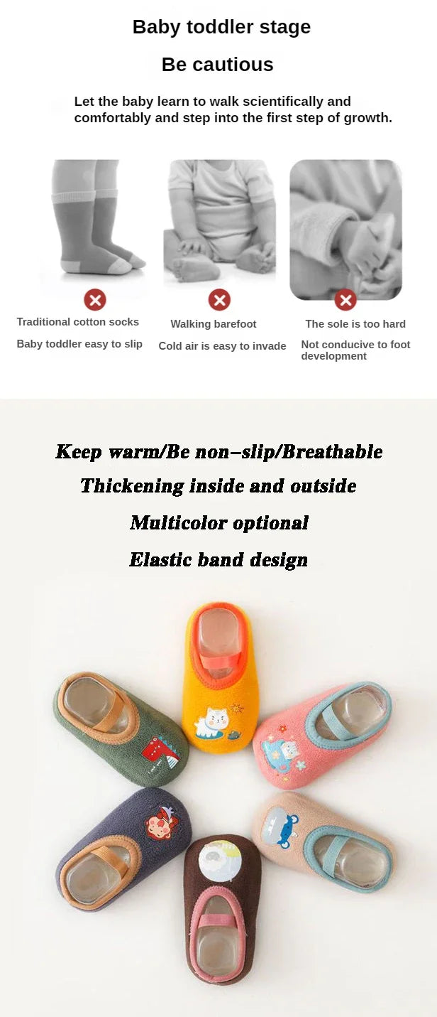 2025 Kids Socks Anti-Slip Booties