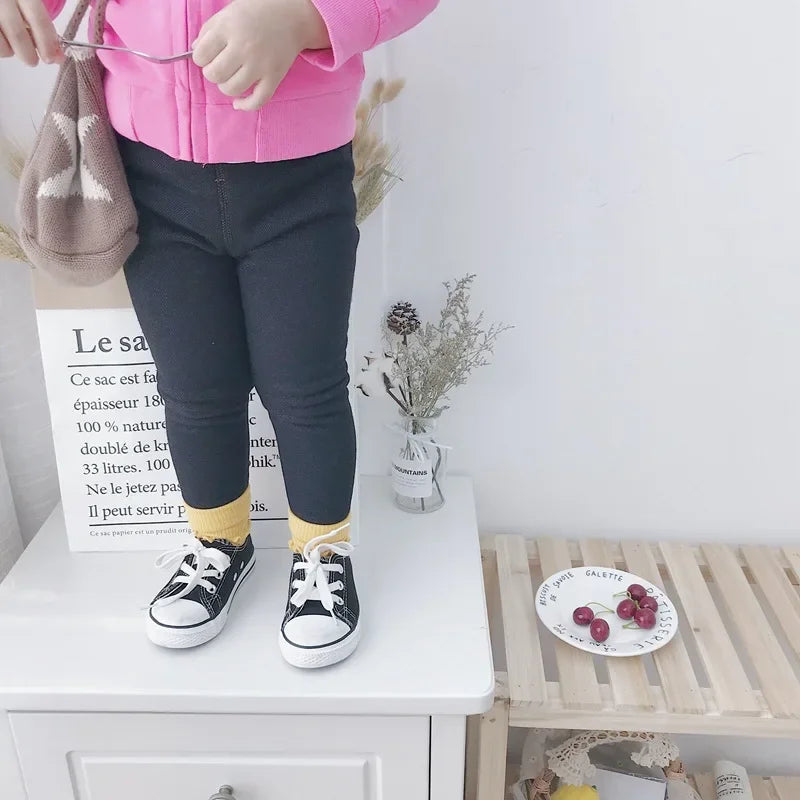 Jeans Boys and Girls' Solid color