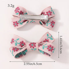 Sakura Pink Bow Clip