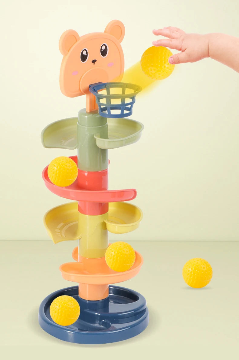 2-7 Layes Track Rolling Ball Pile Toy