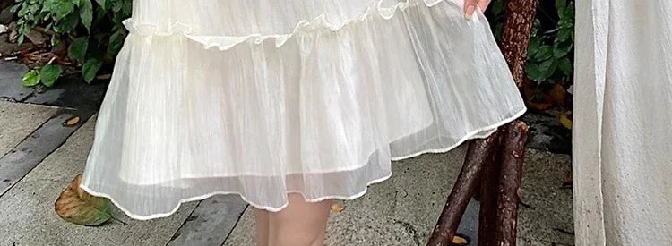 Necklace Petal Sleeve Maternity Dress